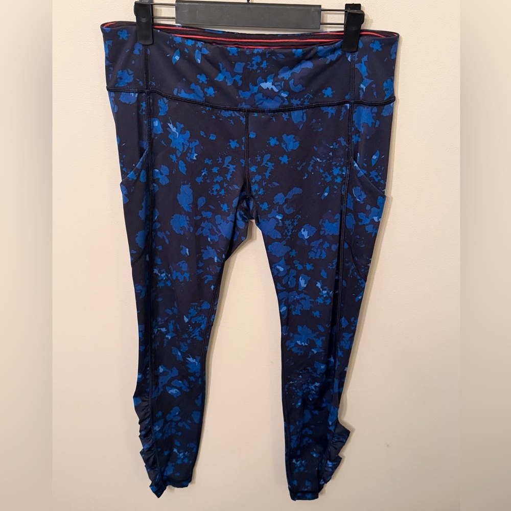 💗 Lululemon Speed Tight IV Legging Size 10 W/ Ruched Ankles